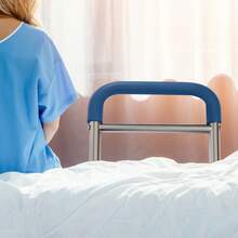 ZHFEISY Bed Safety Rail For Elderly | Adjustable Bedside Assist Handrail With Grab Bar, Provides Support For Getting In/Out Of Bed, Fall Prevention Aid - default - View 2