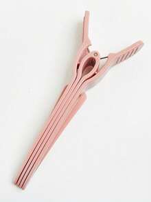 1个女士极简无缝发夹，高4.33英寸，尖顶设计，蓬松发根夹，鳄鱼夹，多功能造型夹，防滑四齿夹，快速打造蓬松发型，适合沙龙和居家使用，隐形刘海造型器，哑光发夹，蓬松发夹，发爪，发夹，美发工具，发饰 - 彩色 - 查看 9