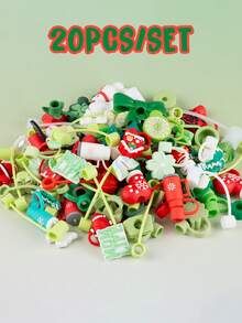 20个/套 10毫米/0.4英寸硅胶吸管套，适用于30/40盎司带把手的保温杯 | 粉色吸管套和硅胶靴，适用于40盎司/30盎司/20盎司保温杯 | 保温杯保护套套装 | 淡粉色保温杯装饰 - 彩色 - 查看 17