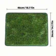1pc Premium Washable Dog Training Pad - Indoor/Outdoor Potty Grass, Convenient Potty Training And Odor Control