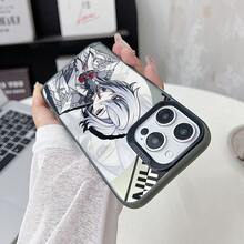 La funda de teléfono del personaje de juego genial y elegante Arlecchino es compatible con Apple para iPhone 17, Air 16, 16E, 15, 14, 13, 12, 11 Pro Max, X, XR, XSMAX, 8, 7 Plus, con un nuevo diseño simple y creativo en carcasa dura mate plateada. - Mezcla de colores - Ver 7