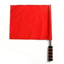1pc Track And Field Referee Start Signal, Traffic Flags, 3 Colors (Red, Yellow, Green) Railway, Security Uses - Multicolor - View 5