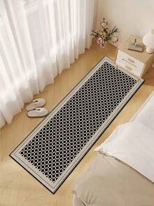 【热销！！！】1 件装软橡胶厨房地垫，3.5 毫米厚厨房地毯，现代几何拼接风格吸水厨房地垫，大尺寸地毯，可自行裁剪以适应厨房尺寸，表面织物材质，中间海绵层，底部橡胶层，适用于厨房地毯、厨房装饰、婚礼装饰、家居装饰、浴室地垫、玄关地垫、洗衣房地垫、走廊地毯、客厅地垫等。 - 彩色 - 查看 6