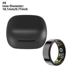 1个智能戒指 - 健康与健身追踪器，具备卡路里/心率/血氧/血压/睡眠监测功能，IP68防水计步器，内置手势滑动视频功能，佩戴舒适，快速双击切换视频，完美的圣诞节和生日礼物（15/20mAh可充电电池） - YJH-TK5 - 查看 27