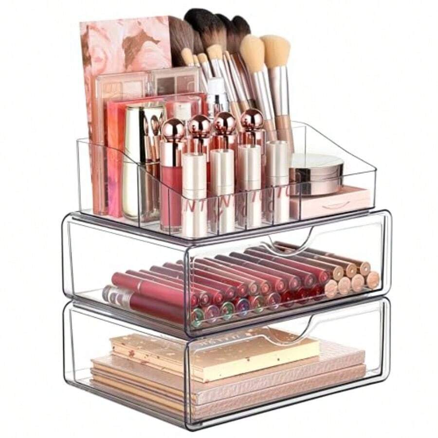 Cosmetic Storage Box - Transparent4pack - View 1
