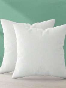 2pcs Throw Pillow Insert (White) Bed And Couch Pillows Stuffer Decorative Home Outdoor Sofa Pillow Filler Non Woven, | 45x45 Cm | 50x50 Cm | 30x50 Cm | 40x40 Cm | 60x60 Cm | 55x55 Cm - White - View 13