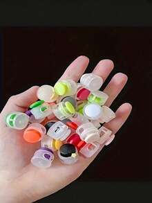 10个免系鞋带扣 - 耐用塑料快拆夹，适用于运动鞋和休闲鞋，轻便易携，高品质扣环，多种颜色可选，坚固的双孔绳锁，可固定抽绳，弹簧夹可固定鞋带、伞绳、连帽衫和裤子，鞋夹可用于鞋子装饰，轻松实现免系固定，扣环设计简洁，易于安装。 - 彩色 - 查看 4