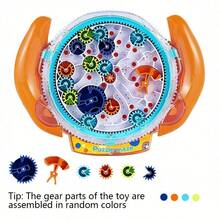 3D Maze Puzzle Toy, Rotating Gear Control Gravity Balance, Educational Toy, Time Killer, Maze Ball Game, Party Challenge Toy - Multicolor - View 5