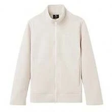 CAMEL CROWN 女士户外抓绒外套，双面抓绒，保暖，防静电，立领，防风内衬 - 橡木灰 - 查看 3