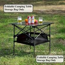 Camping Table Net Bag, Assembly Accessories, Outdoor Camping Table Net Bag Parts, Net Bag Storage - Black - View 4