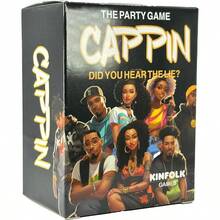 Cappin Bold Adult Drinking Card Game Of Truths And Lies, Challenge Your Bluffing Skills, And Black Excellence While Sharing Unfiltered Fun - Initial - View 2