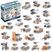 New Children's Educational Toy, 12-In-1 Solar Powered DIY Programming Assembly Robot Building Blocks - Multicolor - View 9