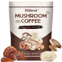 Mushroom Coffee Powder, 20,000 Mg Per Serving, Supports Energy And Focus, With Cordyceps, Ganoderma, Lion's Mane, And More - 1 Bottle(1瓶) - 查看 4