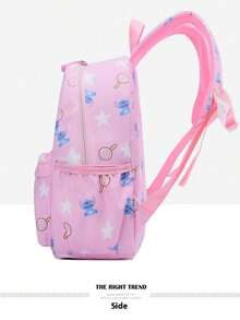 Women's Cartoon Pattern Large Capacity Fashion Casual Backpack - Multicolor - View 7