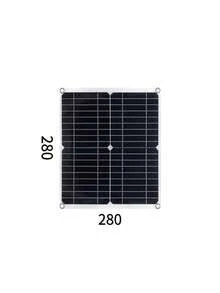 12V Solar Panel With Dual USB Output, Solar Battery Charger, Portable Power Supply, Photovoltaic Battery