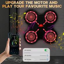 9-Speed Musical Boxing Machine, Kids Wall-Mounted Boxing Machine, Smart Bluetooth Boxing Training Machine With Boxing Gloves, Boxing Training Equipment For Home, Office, And Gym - Multicolor - View 4