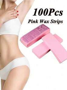 50片/100片/200片装脱毛蜡纸，脱毛用品，美发沙龙产品及配件，沙龙必备，美容旅行，派对，返校季，浪漫情人节礼物