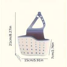 Storage Hanging Basket, Faucet Hanging Basket, Shelving Unit, Kitchen Drain Basket, Kitchen Sink Drain Basket, Dish Drying Hanging Basket - Multicolor - View 2