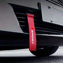1pc Sports Car Bumper Tow Strap, Universal Automotive Racing Personalized Ribbon, Suitable For Most Cars, Automotive Exterior Accessory - Sporty - View 3