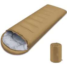 1 pieza Saco de dormir para camping de 950g, saco de dormir de sobre grueso y cálido, adecuado para camping, senderismo, viajes al aire libre en primavera, otoño e invierno - Multicolor - Ver 8
