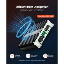 Monoblock Car Amplifier, 1200W R MS MAX, 1/2/4 Ohm Stable, 1-Channel Class D Car Audio Amplifier With Remote Subwoofer Level Control, Low Pass Filter, Bass Boost & Phase Shift, Volume Controller - 1-4Ω 1200W - View 6