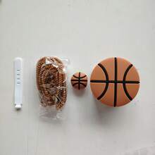 4pcs Cute & Fun UK Themed Protective Case Set Compatible With Apple 20W Fast Charger, Including Charger Cover, Cable Protector Sleeve (Penguin/Basketball/Football/Shell Pattern, Charger Head & Cable Not Included) - Multicolor - View 13