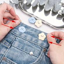 1/2/3/4 Pairs Cute Cloud Waist Cincher, Women Waist Trainer, Adjustable Waist Cincher, No Drill Detachable Waist Buckle, Waist Adjuster - Multicolor - View 3