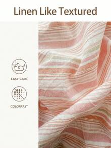 2/3pcs 100% Cotton & Linen Duvet Cover Set (1 Duvet Cover, 1/2 Pillowcases), Without Filler, Suitable For Men/Women Dorm, School Dorm, Dorm Decor, Minimalist Style, Also Suitable For Bedroom And Guest Room - Multicolor - View 2