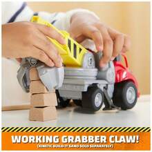 Spin Master Rubble & Crew, Spielzeug-Lastwagen mit Actionfigur und beweglichen Konstruktionsspielzeugen, Kinderspielzeug für Kinder ab 3 Jahren