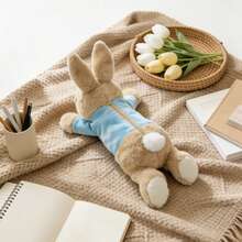 新款卡通毛绒动物铅笔盒，可爱柔软治愈娃娃，大容量铅笔袋，学生文具收纳袋 - 彩色 - 查看 2