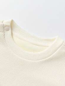 mini bala Macacão de Inverno Acolchoado para Bebê, Macacão Quente e Aconchegante Unissex para Uso Externo - amarelo claro - Visão 6