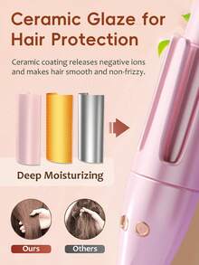 XBJ 32mm 2-In-1 Curling Iron & Straightener – Auto Curler To Create Waves, Curls & Sleek Styles. 4 Temp Settings With Fast Ceramic Coating. A Must-Have Hair Tools & Plancha De Pelo, The Ultimate Christmas Gift For Her. - Xem 6