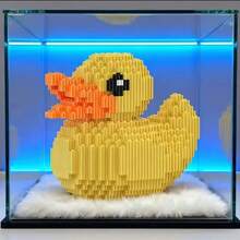 1500-Piece Yellow Duck Building Block Set - STEM Learning Toy With Interlocking Blocks, DIY Assembly Kit, Creative Toy, Multi-Color (Yellow/Black/Orange) - Home And Office Decoration, / Christmas Gift Idea - Multicolor - View 8