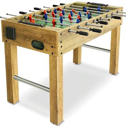 48-Inch Foosball Table, Soccer Arcade Game Table, Ideal For Home, Office Gatherings, And Holidays
