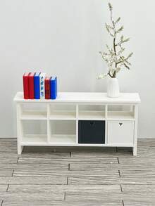 Dollhouse Decor Cabinet, Miniature Model Display Shelf, TV Stand, Fairy Vanity Dresser, Plastic Realistic Furniture, Model House Decor, Small Trinket Storage Cabinet, Drawer Side Table Decor - Perfect For Decorating Your Miniature House - Multicolor - View 7