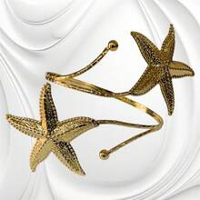 Gold Plated Forearm Bracelet - 黃金13 - 查看 2