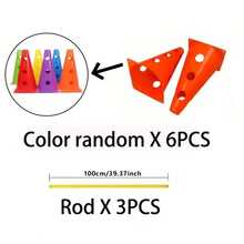 1/2/3/4/5 件套宠物敏捷跳跃锥，可调节高度训练器材，狗狗敏捷障碍训练套装，户外训练和游戏必备，非常适合万圣节、感恩节、圣诞节
