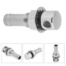 Stainless Steel Marine Boat Straight Fuel Gas Tank Vent With Mounting Gasket Hardware Fitting | Boat Maintenance Must-Have - Practical Gift For Boat Owners On Father's Day Or Birthday - Multicolor - View 8