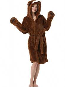 Bathrobe - หมีสีน้ำตาล - ดู 2