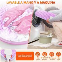 Lukovee Almohadilla Térmica Cobijas Eléctricas Compresa para Alivio de Dolores de Hombros Cu Espalda 10 Ajustes de Temperatura Almohadilla de Calefacción Rápida Auto Apagado Suave Lavable - Púrpura - Ver 6