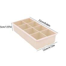 Large Ice Cube Mold, Ice Tray, Ice Maker, Silicone Large Square Ice Cube, Household Frozen Ice Cube, Homemade Magic Tool - Multicolor - View 12