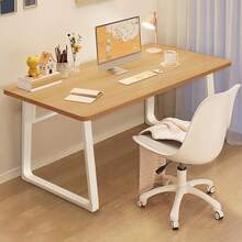 Modern Minimalist Style Computer Desk, Home Office Desk, Writing Desk, Work Table, Gaming Table - Maple - View 9
