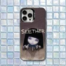 Funda de Teléfono de la Banda de Rock Seether para 17,16,15,14,13,12,11,Pro,Max,Plus, Cubierta Mate a Prueba de Golpes - Z1 - Ver 9