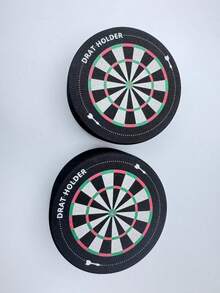 飞镖靶玩具飞镖架迷你飞镖站EVA飞镖靶盘，男孩礼物，办公休闲玩具 - 黑色 - 查看 13