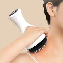 Electric Meridian Brush For Abdominal Massage And Gua Sha, Used For Neck, Shoulder, Leg, Back, And Belly Shaping, Muscle Relaxation, Perfect As A Holiday Gift For Parents. - 白色 - 查看 7