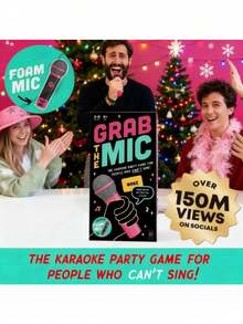 Lucky Egg Wireless Karaoke Microphone And Board Game Set - Soft Foam Mics For 2-10 Players 8+, Family Interactive Toy, Holiday Gift For Kids, Girls, Fun Singing Game For Parties - A - Xem 3
