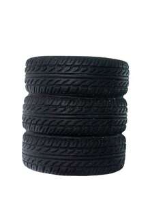 1个创意轮胎造型笔筒，多功能个性化文具收纳盒，桌面整理器，耐用黑色带字母办公桌收纳架，化妆刷架，家居装饰，适用于学校和办公室 - 彩色 - 查看 12