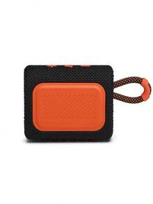 JBL Loa Bluetooth mini di động Go 3, âm thanh lớn và âm trầm mạnh mẽ, chống nước và bụi IP67, thời gian phát nhạc 5 giờ, lý tưởng cho gia đình, ngoài trời và du lịch. - Đen và cam - Xem 5
