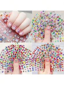 2400/4800pcs New Sticker Gachapon Mini Pattern Album Toy Material, High-Quality Cute Small Storage, Waterproof Glow-In-The-Dark Mini Stickers - Multicolor - View 8