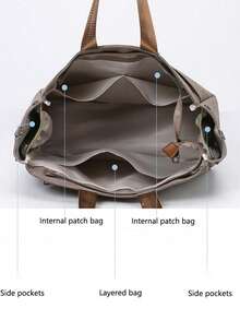 Waterproof Maternity Bag, Fashionable Large Capacity Handbag/Shoulder Bag, Specially For Pregnant Women, Diaper Pad Bag